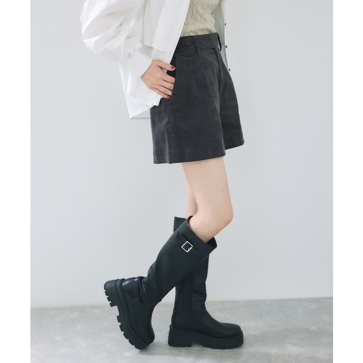 チャコール(06) | フロッキーグルカショートパンツ | VIS 