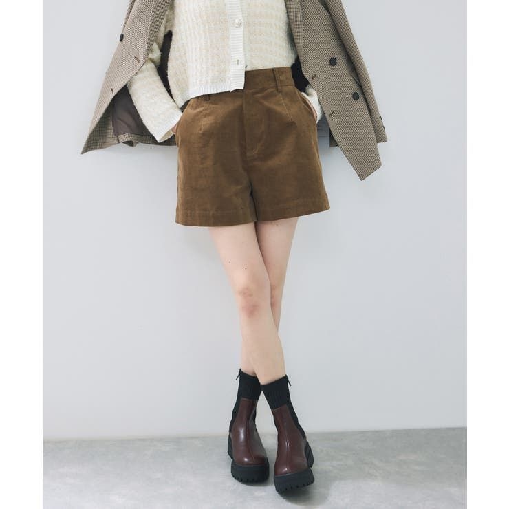 ベージュ系(28) | フロッキーグルカショートパンツ | VIS 