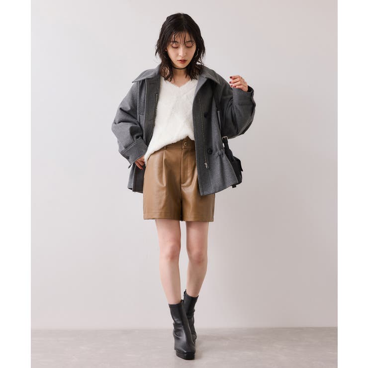 レザーショートパンツ | VIS  | 詳細画像17 