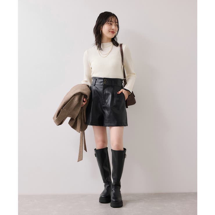 レザーショートパンツ | VIS  | 詳細画像2 