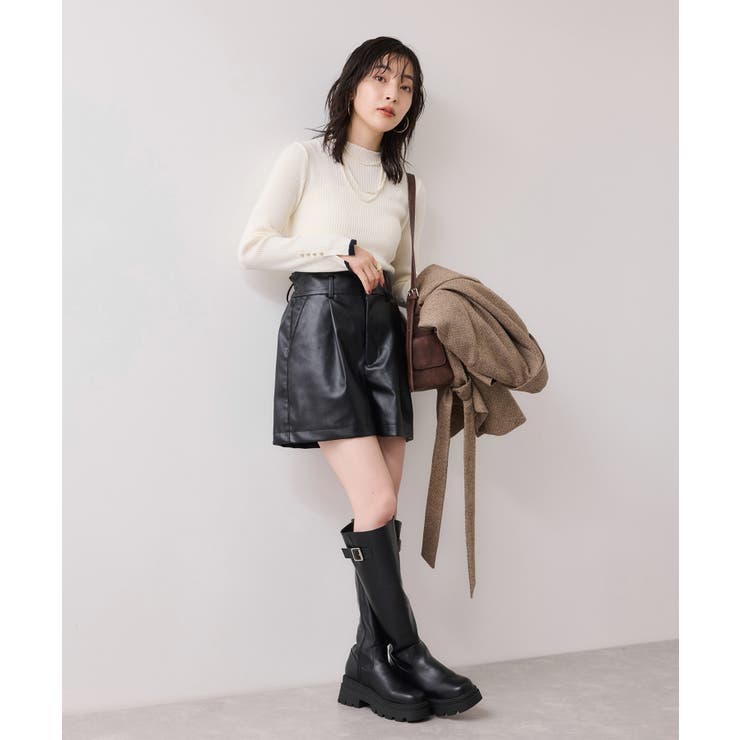 レザーショートパンツ | VIS  | 詳細画像3 