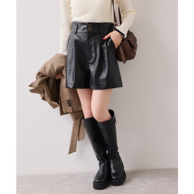 レザーショートパンツ | VIS  | 詳細画像4 