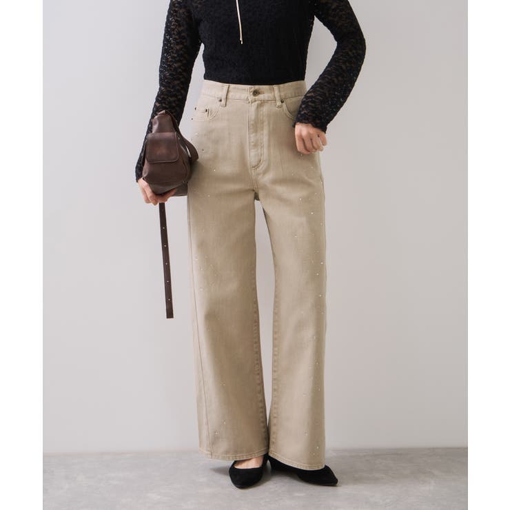 ビジューデニムパンツ | VIS  | 詳細画像12 