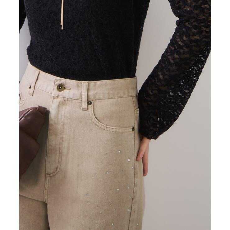 ビジューデニムパンツ | VIS  | 詳細画像16 