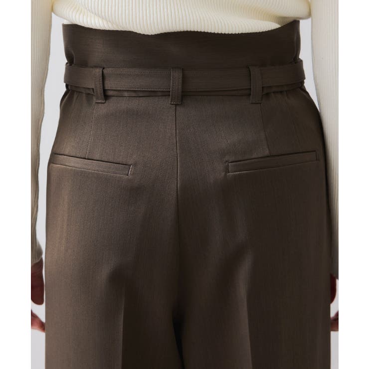 ベルトディテールタックワイドパンツ/イージーケア | VIS  | 詳細画像31 