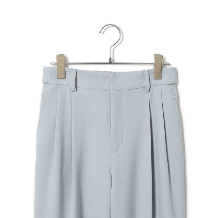 【新色追加】【美easy】ウーリッシュ2タックワイド スラックスパンツ【洗える】 | VIS  | 詳細画像35 