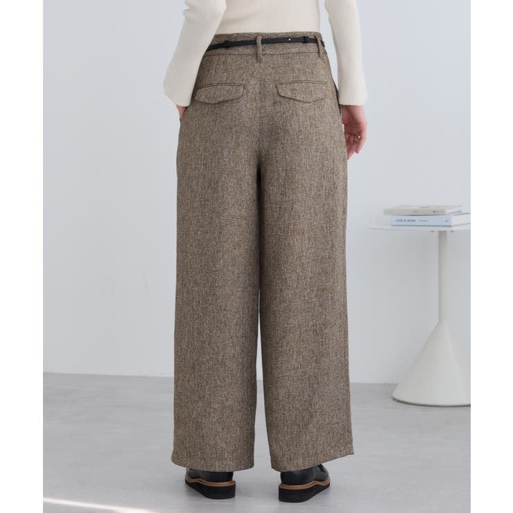 ツイード2タックワイドパンツ | VIS  | 詳細画像15 
