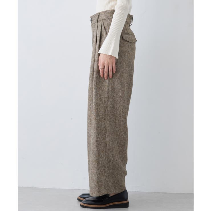 ツイード2タックワイドパンツ | VIS  | 詳細画像18 
