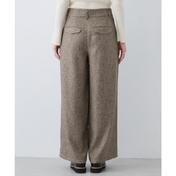 ツイード2タックワイドパンツ | VIS  | 詳細画像19 