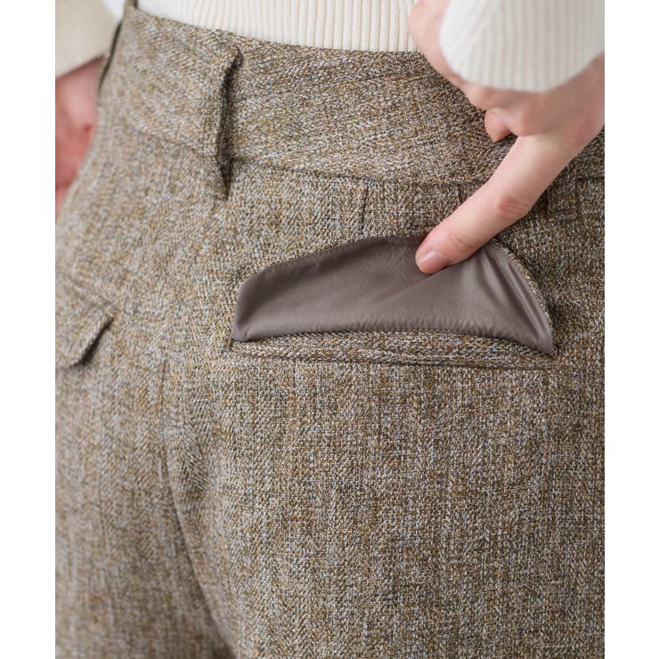 ツイード2タックワイドパンツ | VIS  | 詳細画像21 
