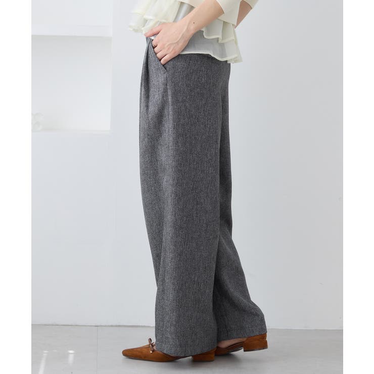 ツイード2タックワイドパンツ | VIS  | 詳細画像3 