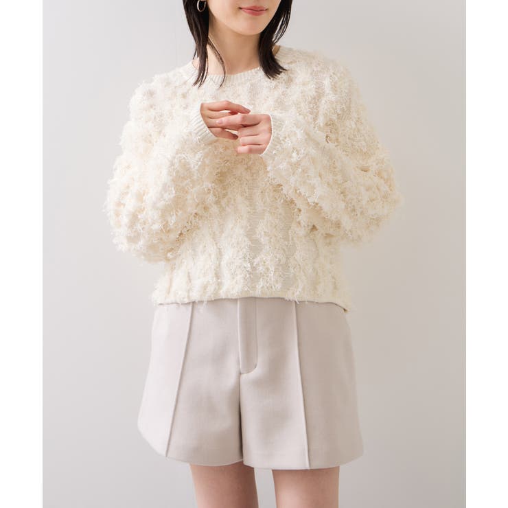 ジャージメルトンベルト付きショートパンツ | VIS  | 詳細画像14 