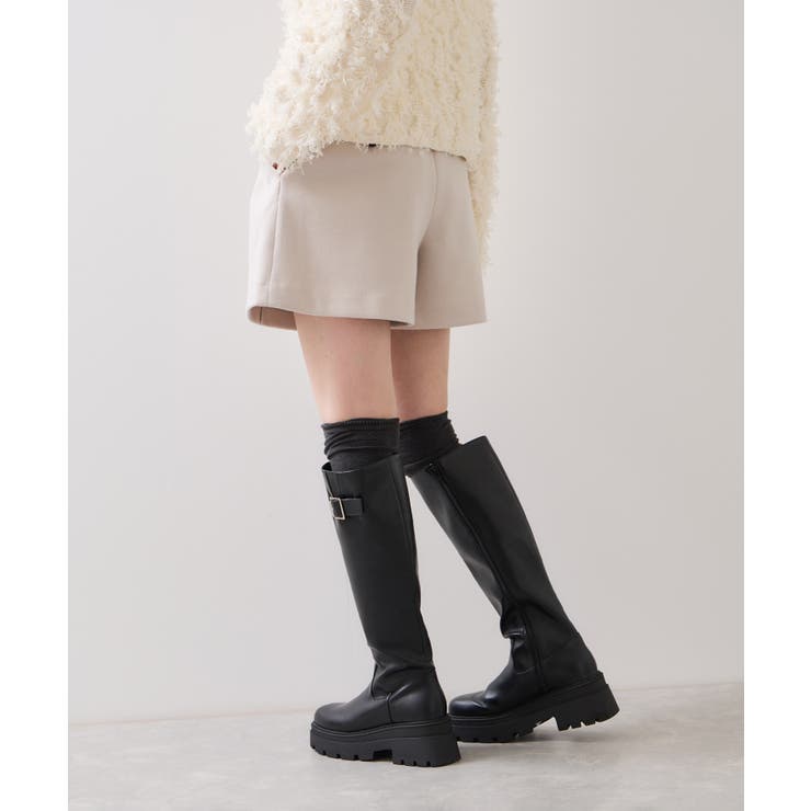 ジャージメルトンベルト付きショートパンツ | VIS  | 詳細画像17 