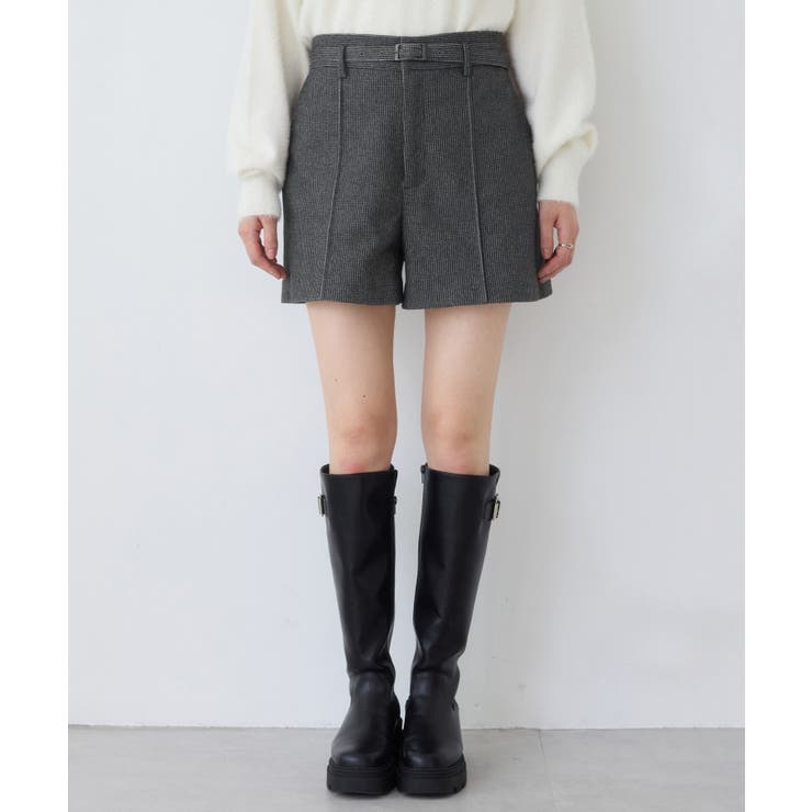 ジャージメルトンベルト付きショートパンツ | VIS  | 詳細画像20 