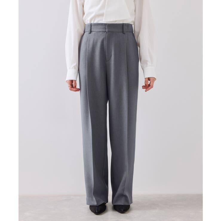 【美easy】ウーリッシュワンタックワイドパンツ【セットアップ対応/洗える】 | VIS  | 詳細画像33 