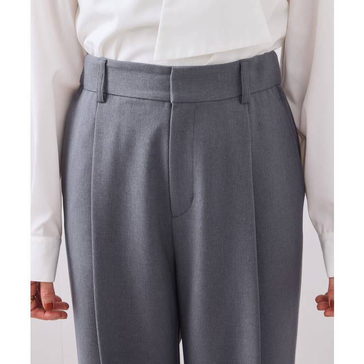 【美easy】ウーリッシュワンタックワイドパンツ【セットアップ対応/洗える】 | VIS  | 詳細画像36 