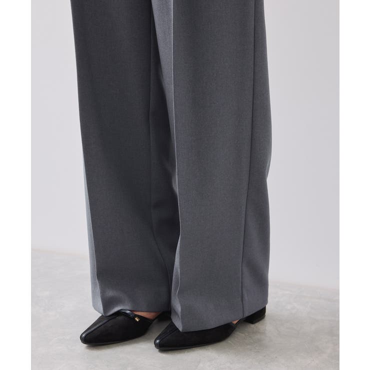 【美easy】ウーリッシュワンタックワイドパンツ【セットアップ対応/洗える】 | VIS  | 詳細画像38 