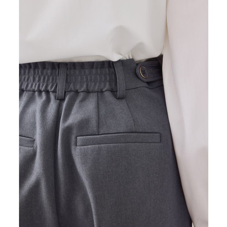 【美easy】ウーリッシュワンタックワイドパンツ【セットアップ対応/洗える】 | VIS  | 詳細画像39 