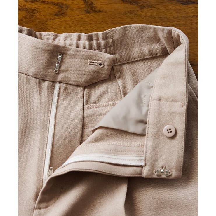 【美easy】ウーリッシュワンタックワイドパンツ【セットアップ対応/洗える】 | VIS  | 詳細画像47 