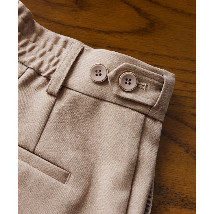 【美easy】ウーリッシュワンタックワイドパンツ【セットアップ対応/洗える】 | VIS  | 詳細画像48 