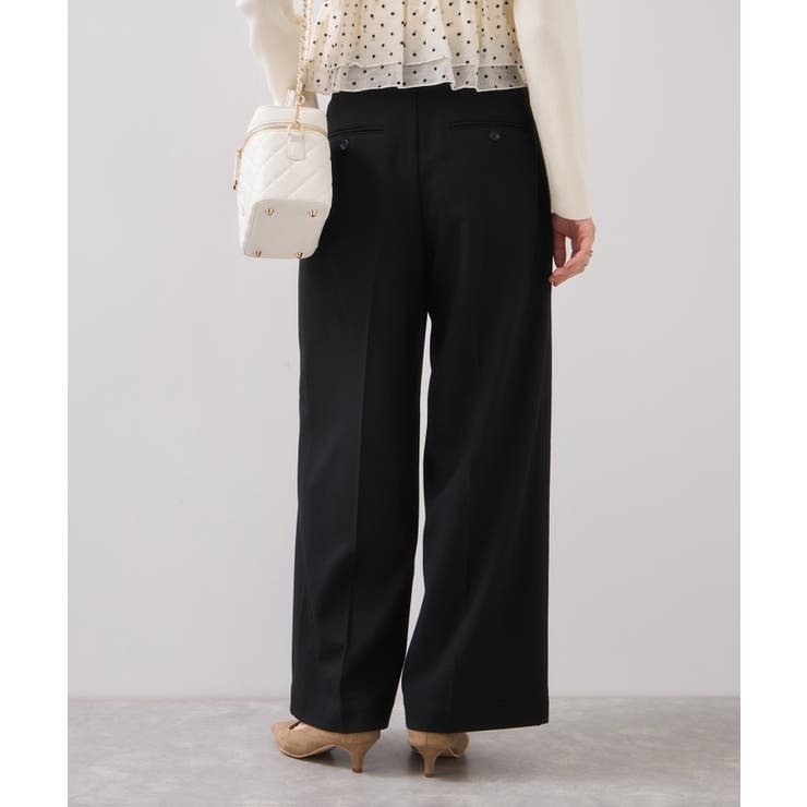 Hot Beautyツータックワイドパンツ/イージーケア | VIS  | 詳細画像10