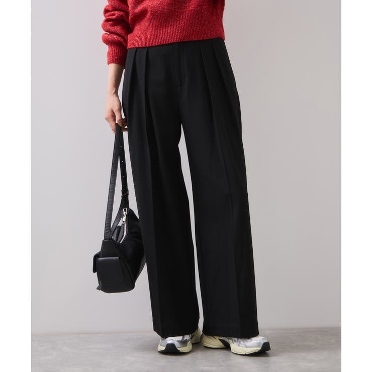 Hot Beautyツータックワイドパンツ/イージーケア | VIS  | 詳細画像12