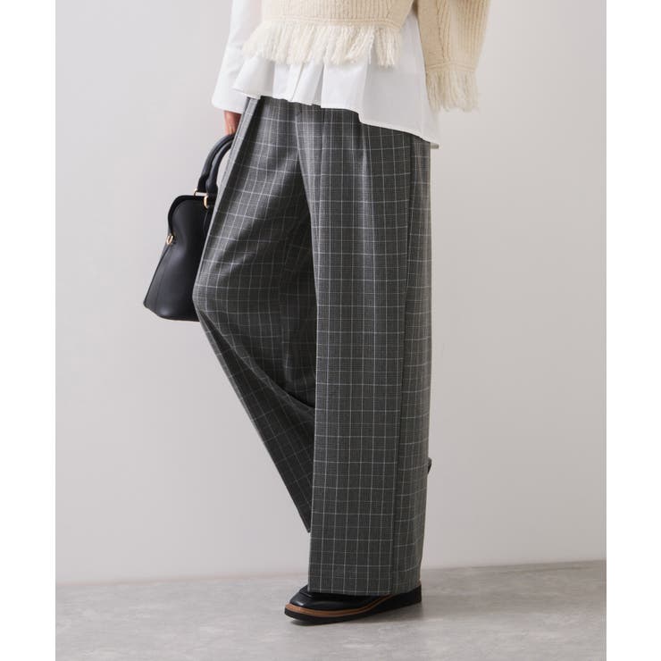 Hot Beautyツータックワイドパンツ/イージーケア | VIS  | 詳細画像18