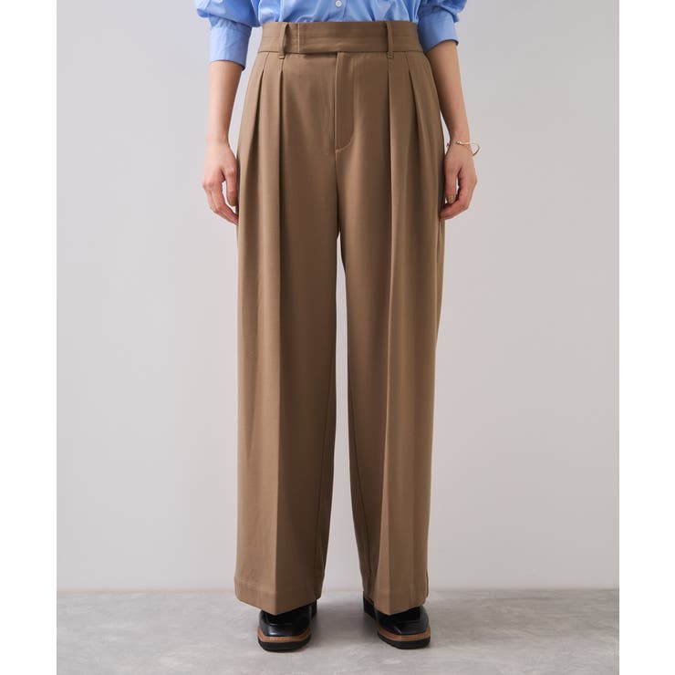 Hot Beautyツータックワイドパンツ/イージーケア | VIS  | 詳細画像21