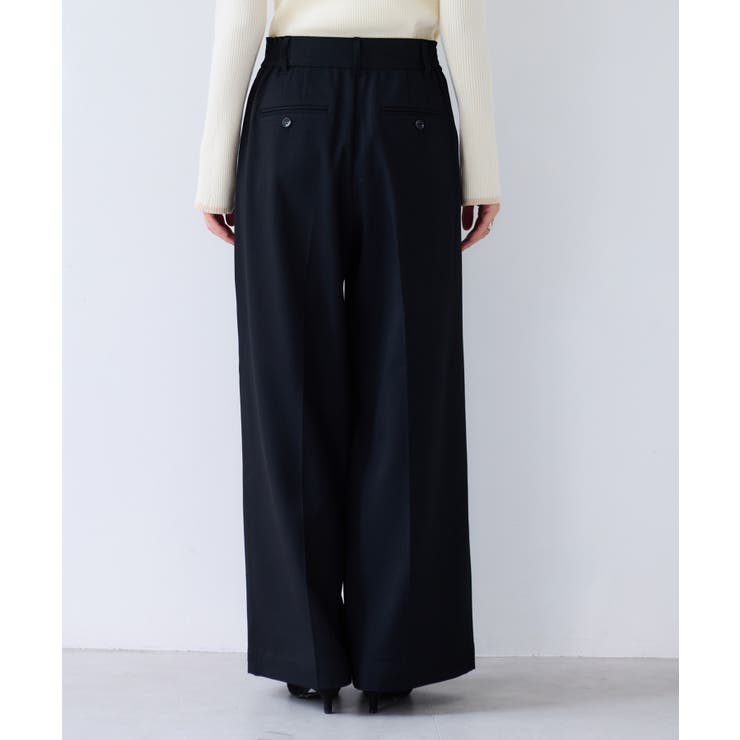 Hot Beautyツータックワイドパンツ/イージーケア | VIS  | 詳細画像30