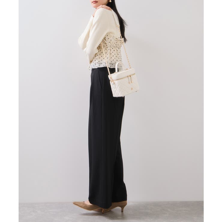 Hot Beautyツータックワイドパンツ/イージーケア | VIS  | 詳細画像8