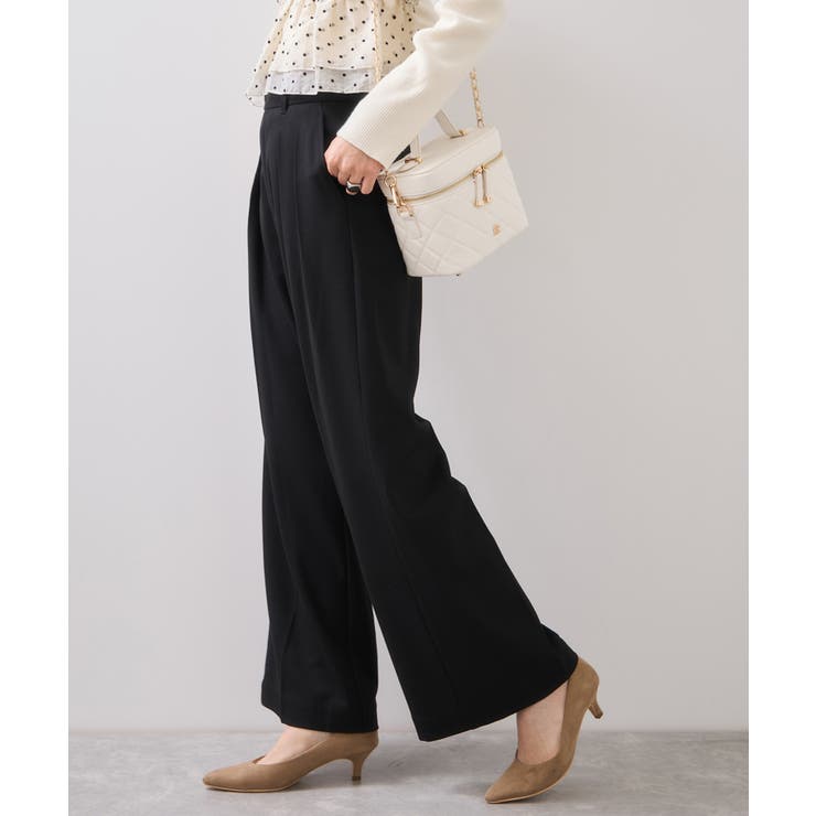 Hot Beautyツータックワイドパンツ/イージーケア | VIS  | 詳細画像9