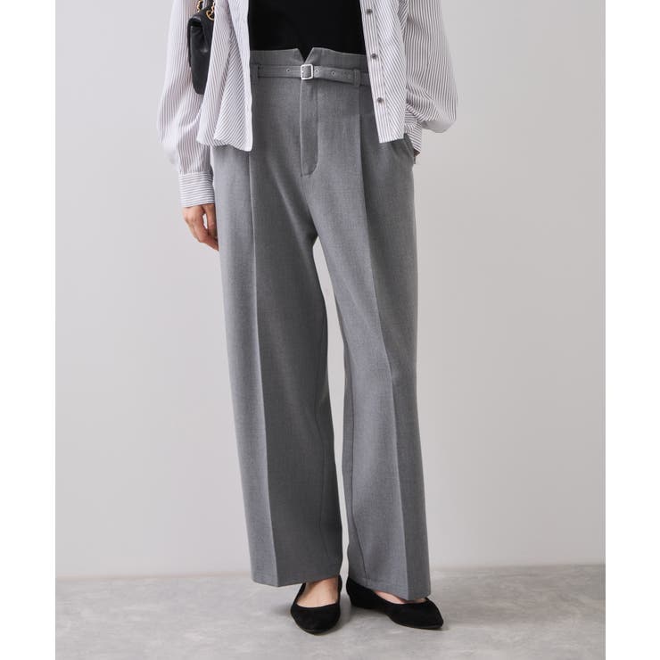 グレー(07) | Hot Beautyスリムストレートパンツ/イージーケア | VIS