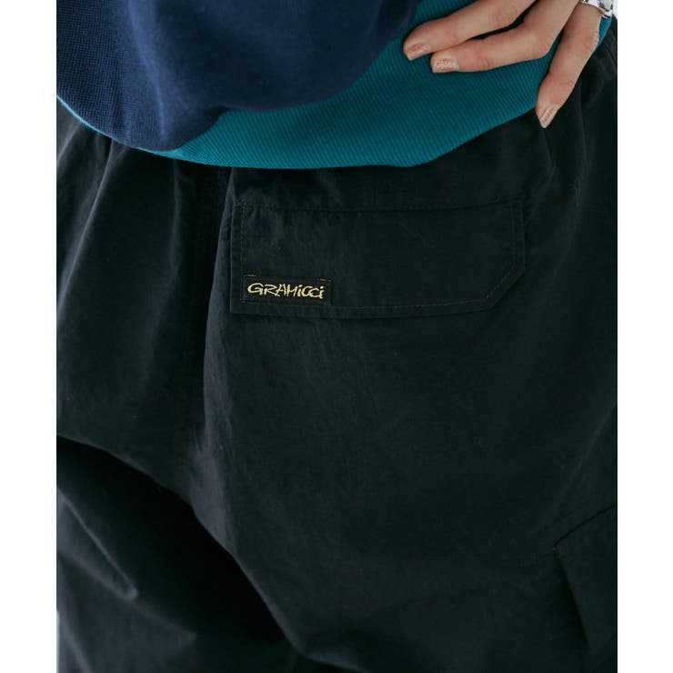 GRAMICCI VIS別注 ビッグポケットカーゴパンツ【ブラック】 VIS別注 ビッグポケットカーゴパンツ[品番：VISW0041261]｜VIS