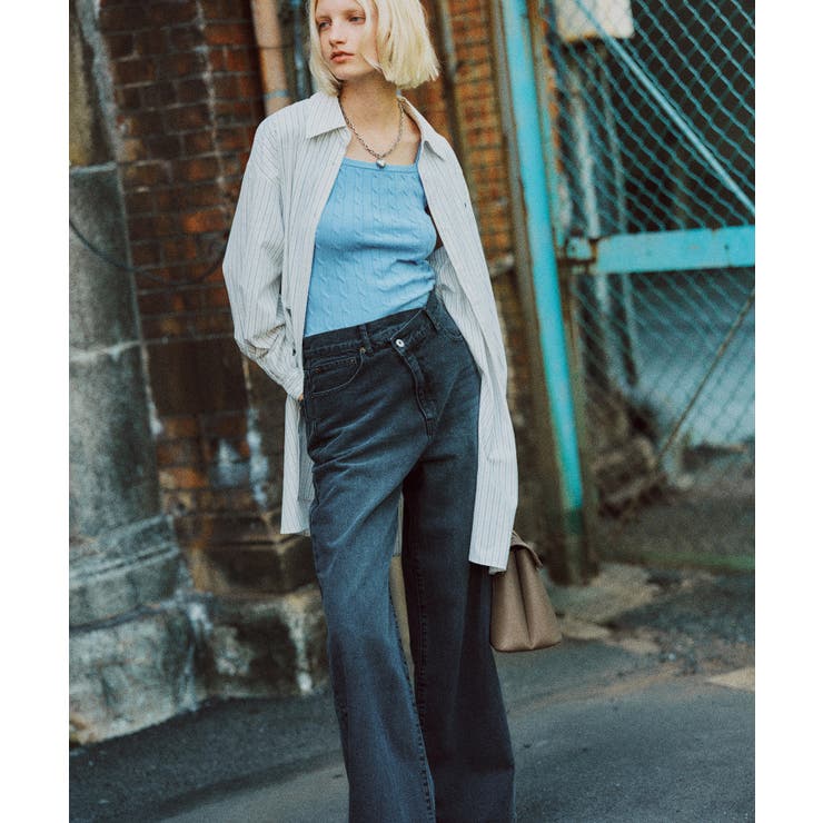 【POLO BCS】VIS別注クロスベルトストレートワイドデニム | VIS  | 詳細画像10 