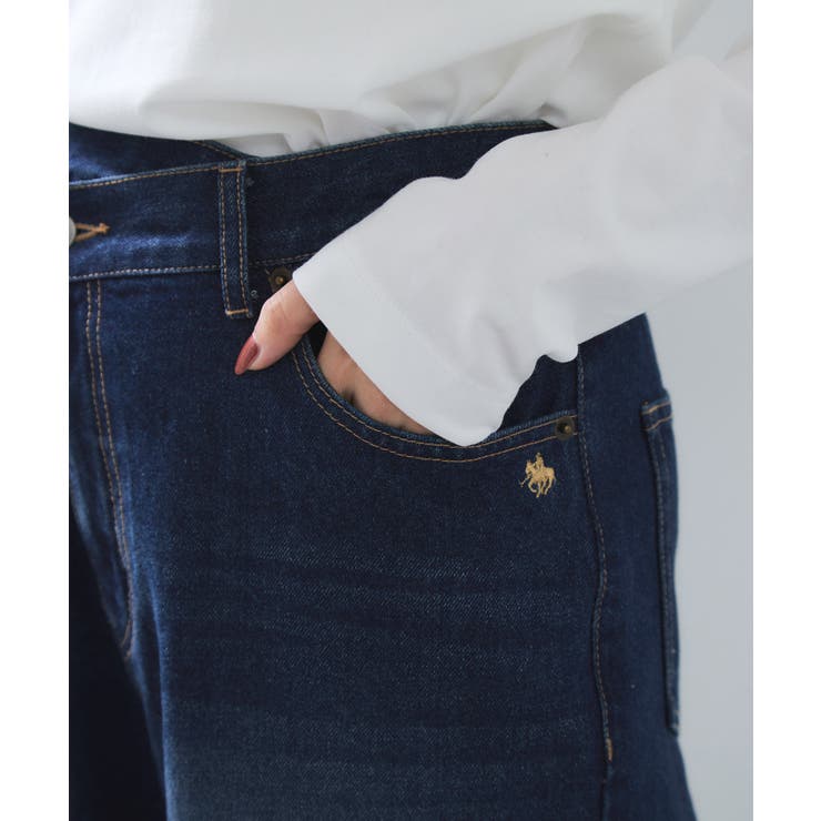 【POLO BCS】VIS別注クロスベルトストレートワイドデニム | VIS  | 詳細画像27 