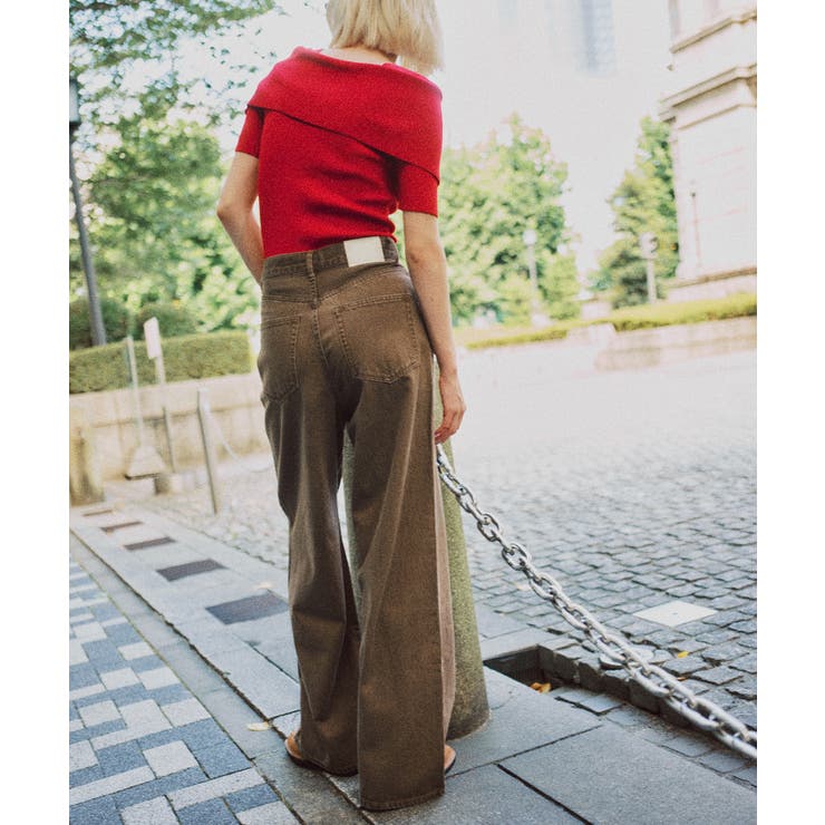 【POLO BCS】VIS別注クロスベルトストレートワイドデニム | VIS  | 詳細画像3 