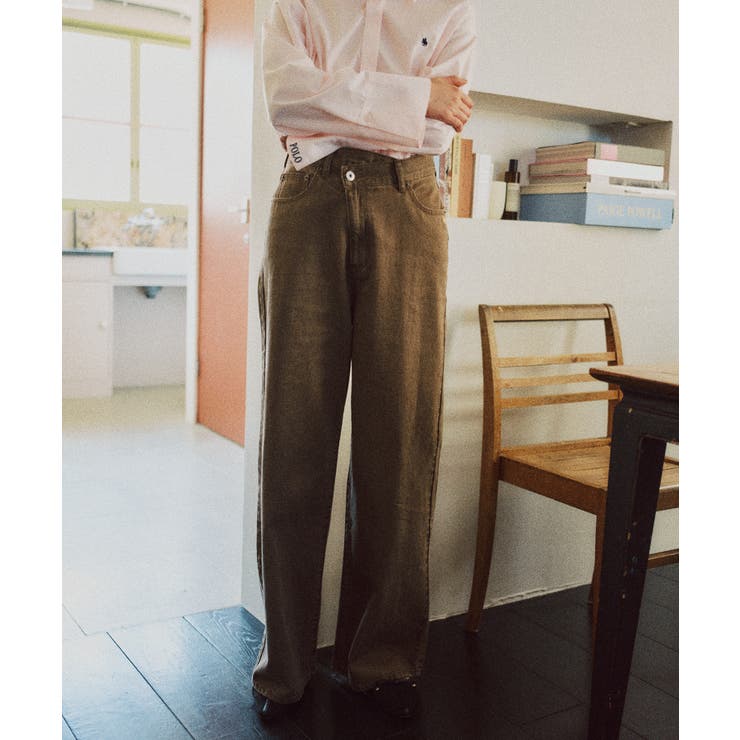 【POLO BCS】VIS別注クロスベルトストレートワイドデニム | VIS  | 詳細画像5 