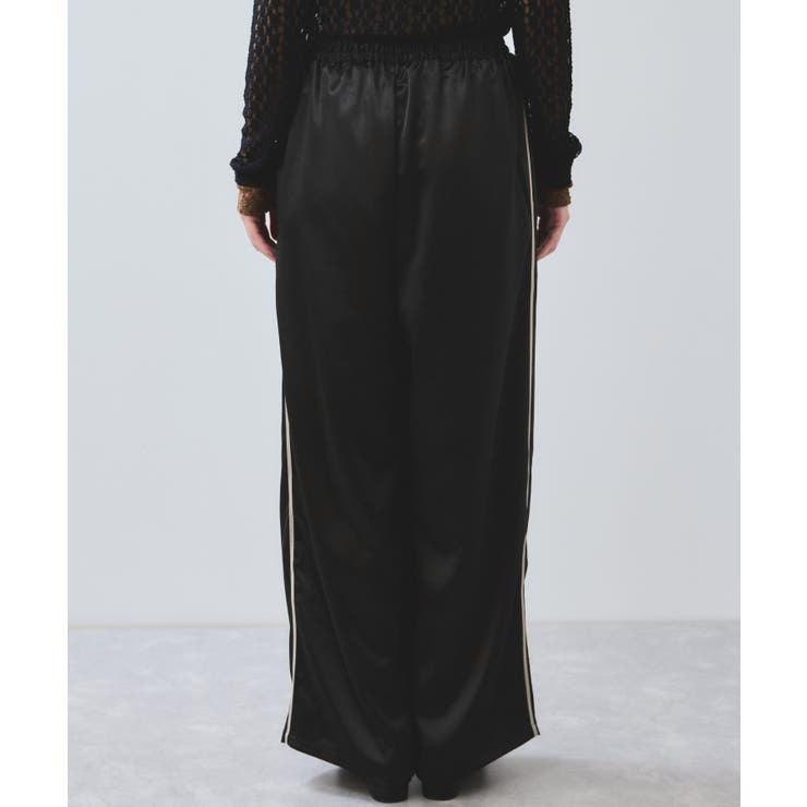 【WEB/一部店舗限定】配色サイドラインサテンイージーパンツ | VIS  | 詳細画像18 