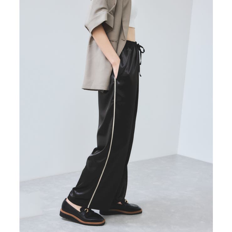 【WEB/一部店舗限定】配色サイドラインサテンイージーパンツ | VIS  | 詳細画像27 