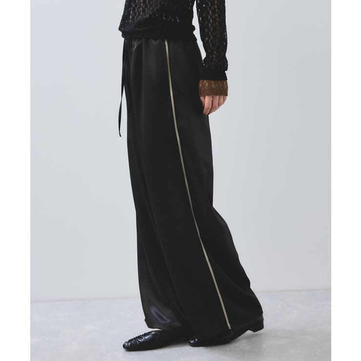 【WEB/一部店舗限定】配色サイドラインサテンイージーパンツ | VIS  | 詳細画像31 