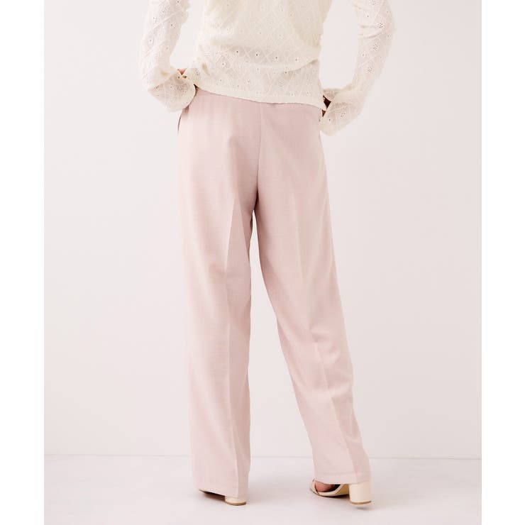 【WEB限定】美easyリネンライクベルテッドストレートパンツ イージーケア 接… | VIS  | 詳細画像12 