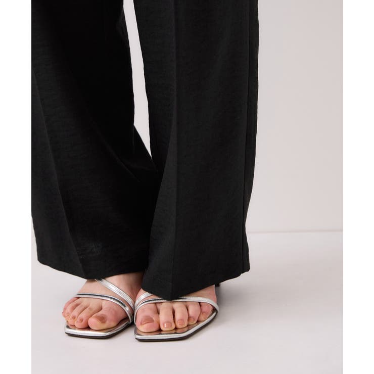 【WEB限定】美easyリネンライクベルテッドストレートパンツ イージーケア 接… | VIS  | 詳細画像31 