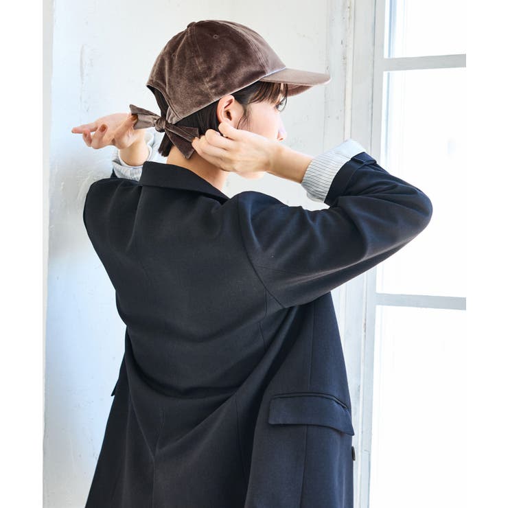 バックリボンベロアキャップ | VIS  | 詳細画像4 