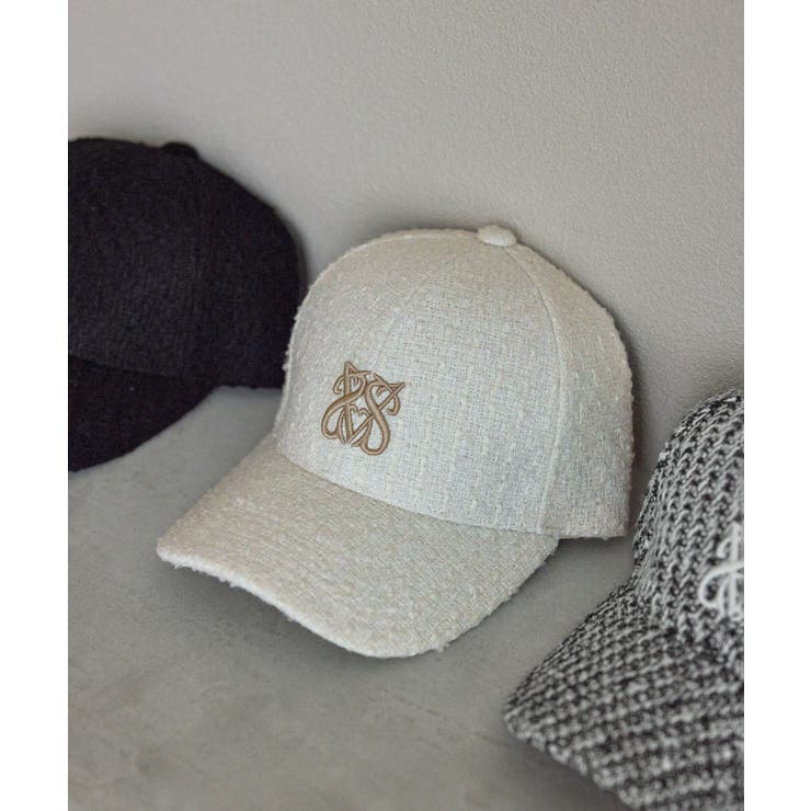 ツイードロゴ刺繍キャップ | VIS  | 詳細画像10 