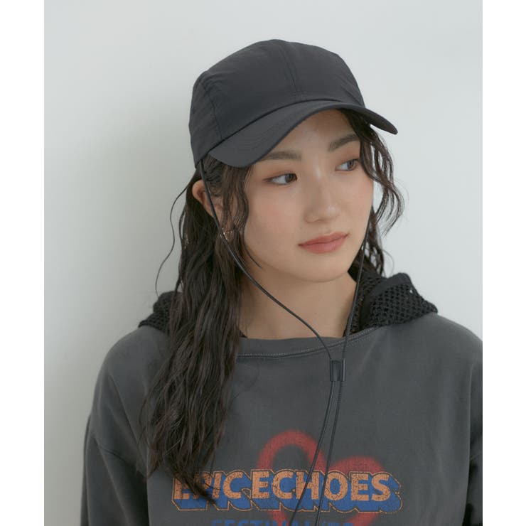 【撥水】ナイロン紐付きキャップ | VIS  | 詳細画像3 