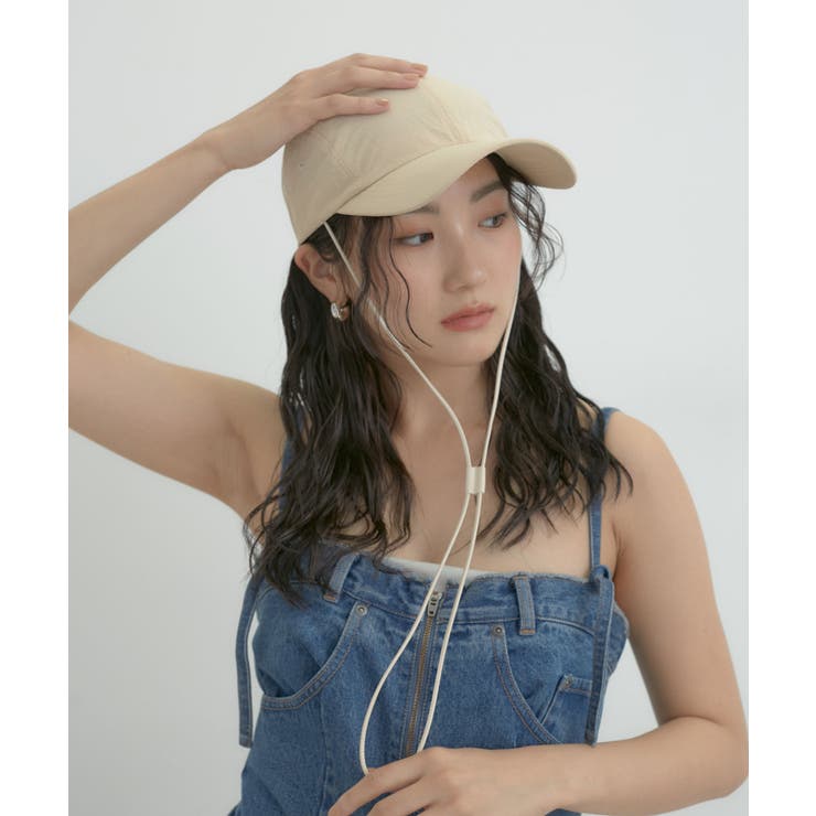 ベージュ系(29) | 【撥水】ナイロン紐付きキャップ | VIS 