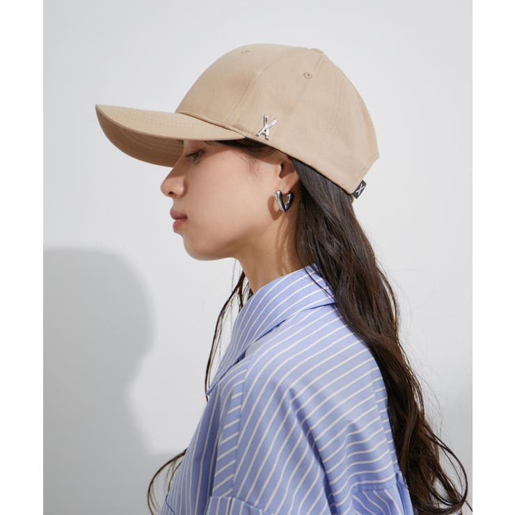 【BARZAR】 STUD LOGO OVER FIT BALL CAP | VIS  | 詳細画像6 