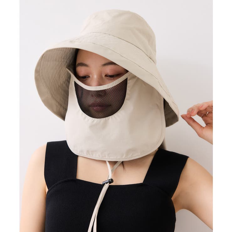 【WEB限定】マイナス18℃ネック＆フェイスカバーつきUVハット 遮熱 UVカッ… | VIS  | 詳細画像4 