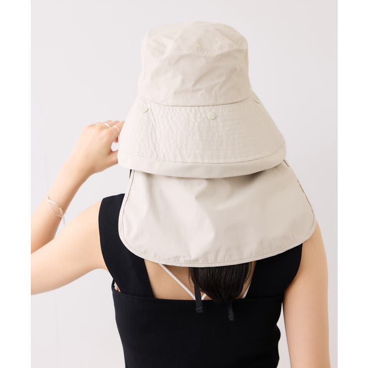 【WEB限定】マイナス18℃ネック＆フェイスカバーつきUVハット 遮熱 UVカッ… | VIS  | 詳細画像5 