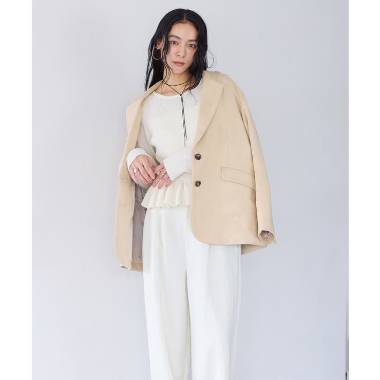 オーバースエードテーラードジャケット | VIS  | 詳細画像6 